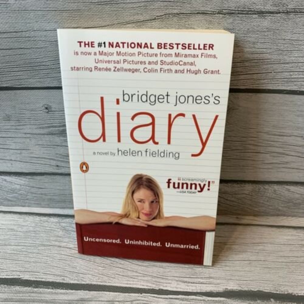 Bridget Jones's Diary Helen Fielding #1 Bestseller Book 1996 Screamingly Funny